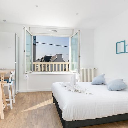 La Recouvrance : Chambre Spacieuse Avec Sdb Privative, Cuisine Et Salon Partages, Terrasse, Proche Facs Et Centre Brest Eksteriør bilde